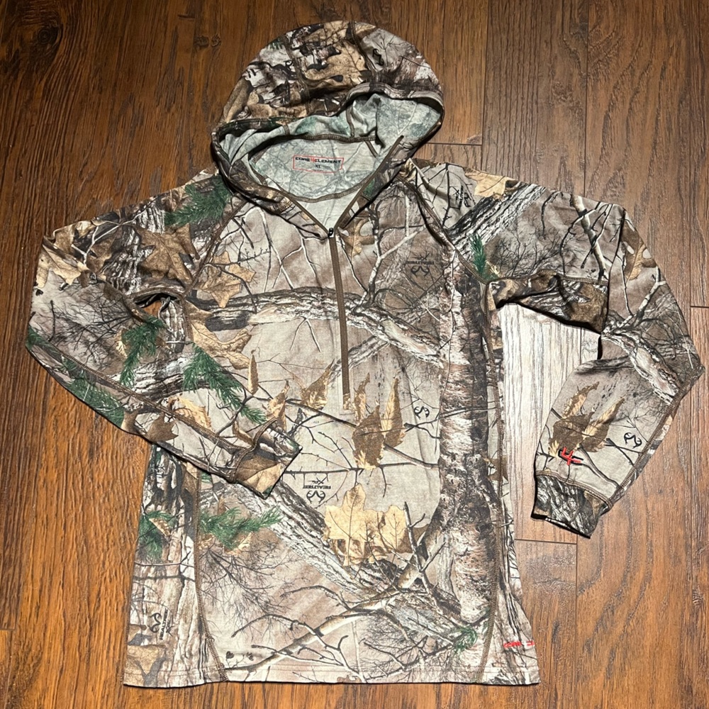 Core4Element Realtree Camo Hunting hoodie, Men’s XL